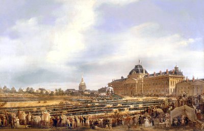 Louis Philippe übergibt Fahnen an die Nationalgarde in Paris am 29. August von Francois Dubois