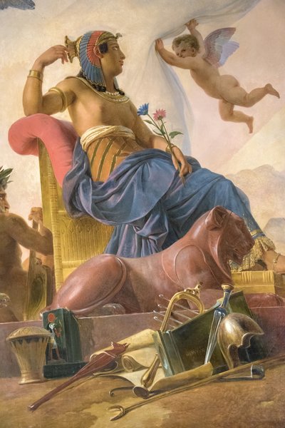 Das Studium und Genia widmen sich dem antiken Ägypten und Griechenland von Francois Edouard Picot
