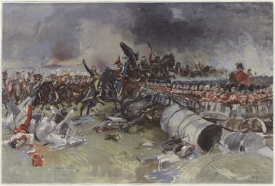 Schlacht von Waterloo von Francois Flameng