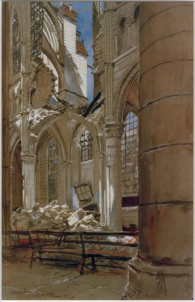 Soissons, 18. Mai 1915 von Francois Flameng