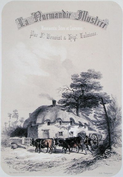 Frontispiz des Kapitels über die Region Orne in der Normandie, aus 