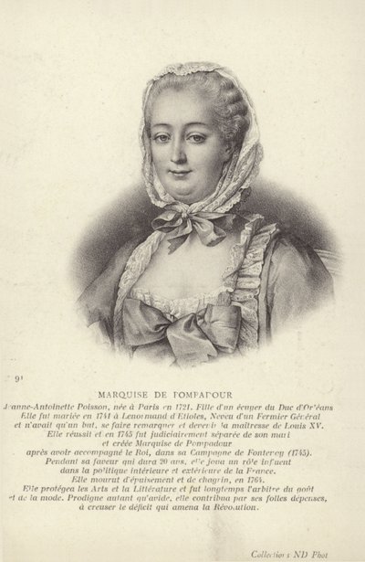Marquise de Pompadour von Francois Hubert Drouais