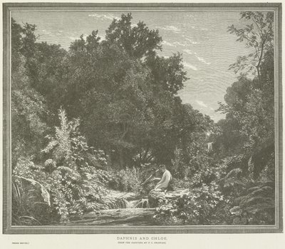Daphnis und Chloe von Francois Louis Francais
