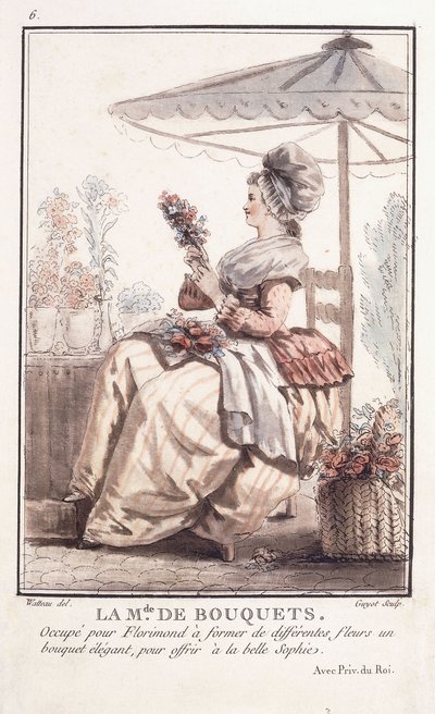La M. de des Bouquets, 1786 von Francois Louis Joseph Watteau