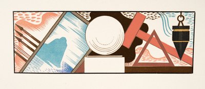 Grafische Illustration aus Prométhée Enchaîné von Aeschylus, veröffentlicht 1941 von Francois Louis Schmied