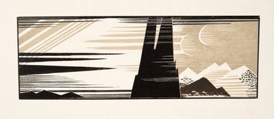Grafische Illustration aus Prométhée Enchaîné von Aeschylus, veröffentlicht 1941 von Francois Louis Schmied