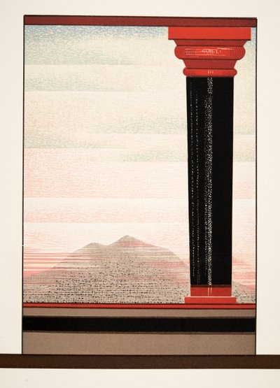 Illustration aus Prométhée Enchaîné von Aeschylus, veröffentlicht 1941 von Francois Louis Schmied