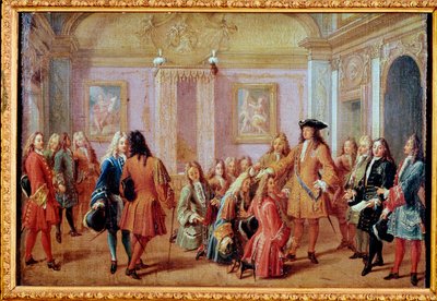 Gründung des Ordens von Saint Louis durch König Ludwig XIV., 5. Mai 1693 (Gemälde) von Francois Marot