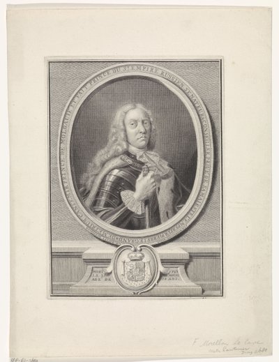 Porträt von Dimitrie Cantemir (1673-1723) von Francois Morellon la Cave