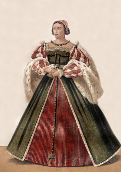 Eleonore von Österreich von Francois Roger de Gaignieres