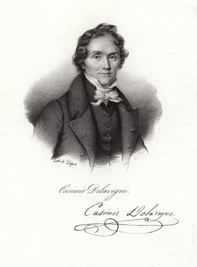 Casimir Delavigne von Francois Seraphin Delpech