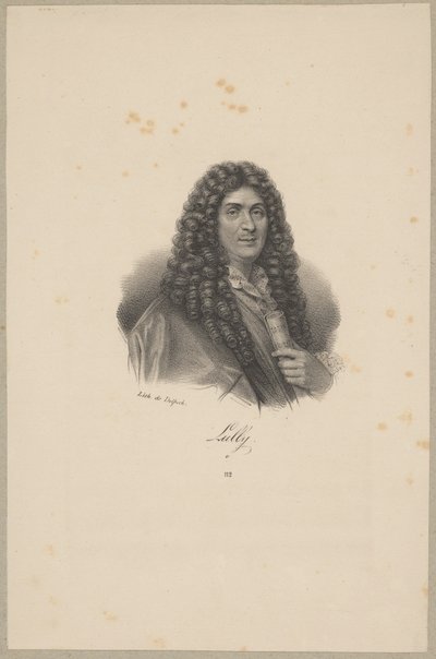 Jean-Baptiste Lully (1632 Florenz - 1687 Paris) – französischer Komponist italienischer Herkunft von Francois Seraphin Delpech