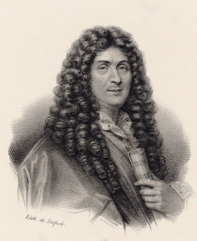 Porträt des Komponisten Jean-Baptiste Lully 1632-1687 von Francois Seraphin Delpech