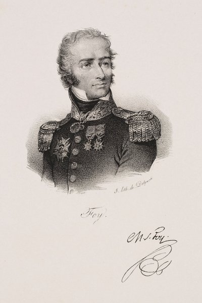 Porträt von Maximilien Sébastien Foy von Francois Seraphin Delpech