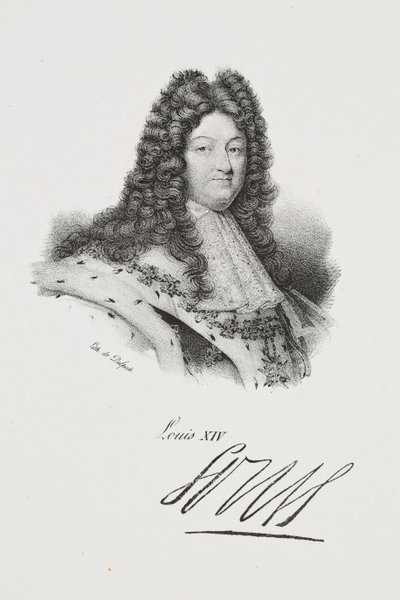 Porträt von König Ludwig XIV. von Francois Seraphin Delpech