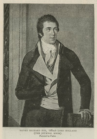 Henry Richard Fox, dritter Lord Holland von Francois Xavier Fabre