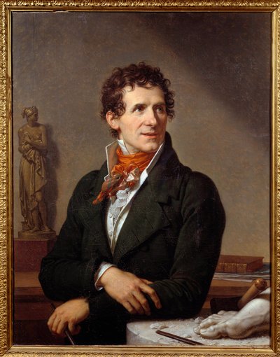 Porträt des Bildhauers Antonio Canova (1757-1822) (Gemälde von Xavier Fabre, 1812) Montpellier, Musee Fabre von Francois Xavier Fabre