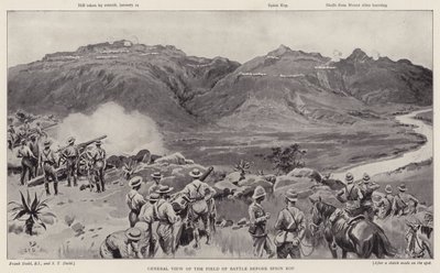 Gesamtansicht des Schlachtfeldes vor Spion Kop von Frank (after) Dadd