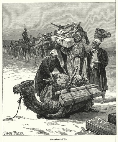 Kriegskontraband von Frank (after) Feller