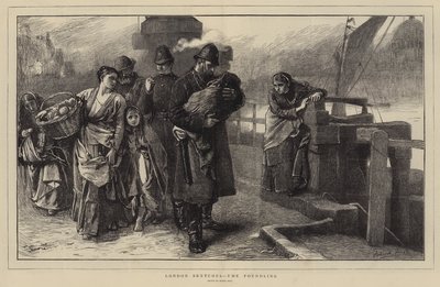 Londoner Skizzen, das Findelkind von Frank (after) Holl