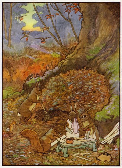 Illustration für Babes in the Wood von Frank Adams