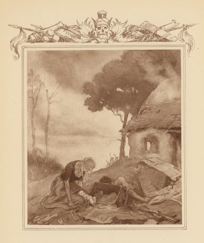 Illustration für Grays Elegie von Frank Adams