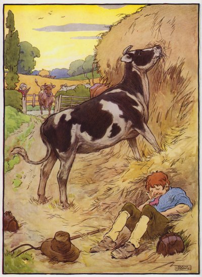 Illustration für Old Dame Trot und ihr Schwein von Frank Adams