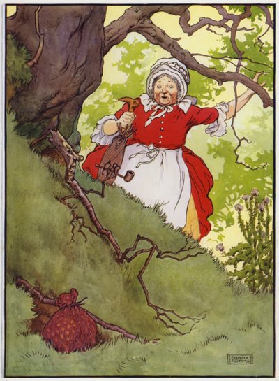 Illustration für Old Dame Trot und ihr Schwein von Frank Adams