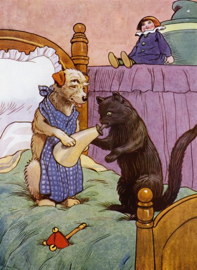 Illustration für Alte Mutter Hubbard von Frank Adams