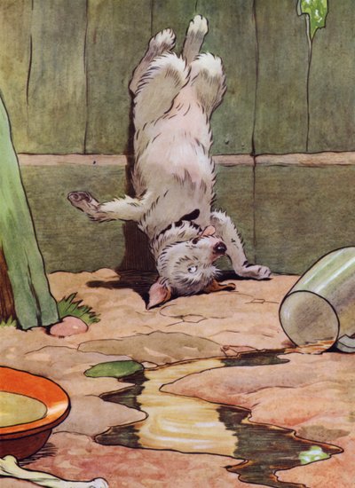 Illustration für Alte Mutter Hubbard von Frank Adams