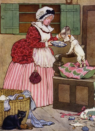 Illustration für Alte Mutter Hubbard von Frank Adams