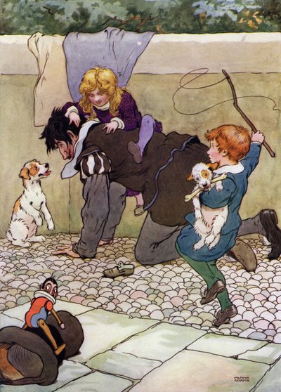 Illustration für Die Kinder im Wald von Frank Adams