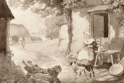 Illustration für Der Gelehrte-Zigeuner von Matthew Arnold von Frank Adams
