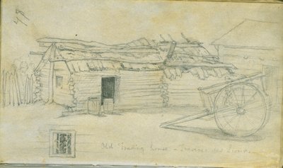 Altes Handelshaus, Traverse des Sioux, 1851 von Frank Blackwell Mayer