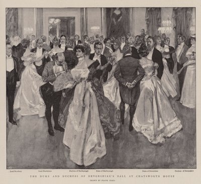 Der Ball des Herzogs und der Herzogin von Devonshire im Chatsworth House von Frank Craig