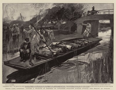 Ihre letzte Reise, eine Ehrung für japanische Soldaten, die während der Befreiung von Peking getötet wurden von Frank Craig