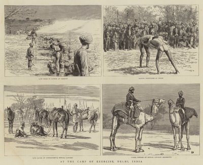 Im Übungslager, Delhi, Indien von Frank Dadd