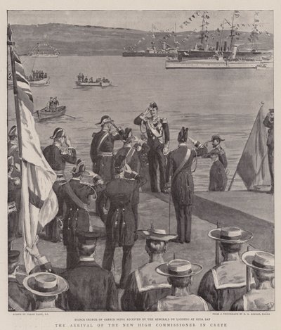Die Ankunft des neuen Hochkommissars auf Kreta von Frank Dadd
