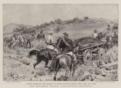 Der Matabele-Aufstand, Versorgung von Buluwayo von Frank Dadd