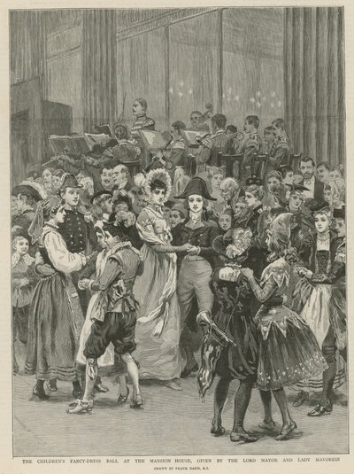Der Kinderkostümball im Mansion House von Frank Dadd