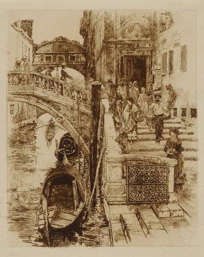 Seufzerbrücke, Venedig von Frank Duveneck