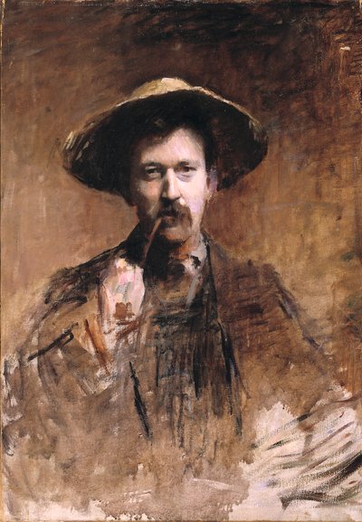 Selbstporträt des Malers von Frank Edwin Scott