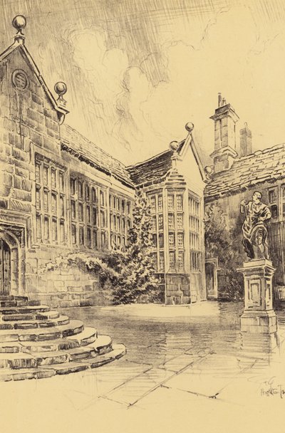 Hoghton Tower, Der Obere Hof von Frank Greenwood
