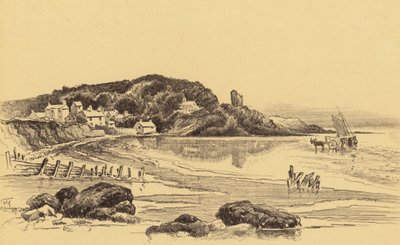 Altes Heysham bei Ebbe von Frank Greenwood