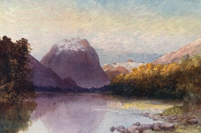 Neuseeland: Am Kopf des Lake Te-Anau von Frank H Wright