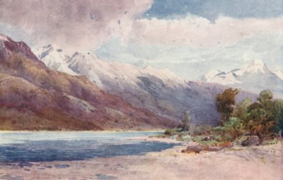 Neuseeland: Am Kopf des Lake Wakatipu von Frank H Wright