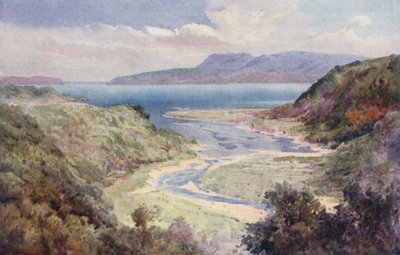 Neuseeland: See und Berg Tarawera von Frank H Wright
