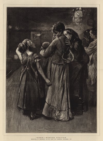 Fort, Euston Station von Frank Holl