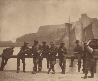 Whitby-Fischer, um 1885 von Frank Meadow Sutcliffe
