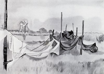 Norfolk Broads: Eine Aal-Setzstelle von Frank Southgate